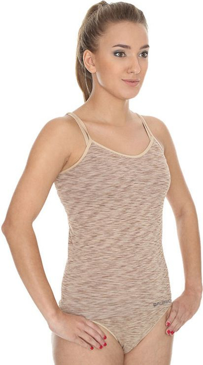 Maicë për femra Brubeck Camisola Fusion (CM10110), S, bezhë