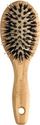 Четка за коса Olivia Garden Bamboo Touch Combo XS, компактна, со рачка од бамбус, боја на дрво