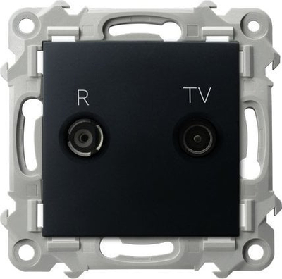Prizë fundore TV Ospel Szafir, montim në mur, Black Metallic