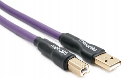 Kabllo USB Melodika MDUAB40, USB A në USB B, 4m, e zezë