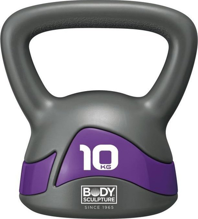 Kettlebell Body Sculpture BW117EN, 10 kg, gri me vjollcë