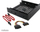 Adapter diskesh Akasa AK-HDA-12, 5.25" në 3.5"/2.5", me kabllo SATA, i zi