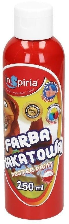 Bojë posteri InSpiria, 250ml, e kuqe