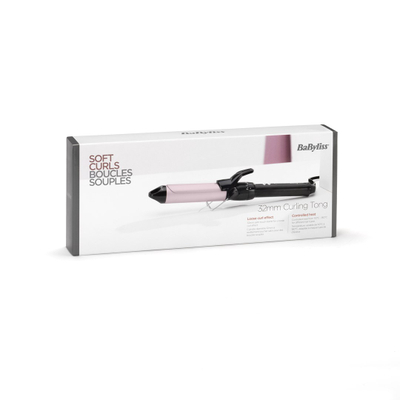 Kaçurrelose flokësh Babyliss Pro C332E, 32mm, profesionale, gri
