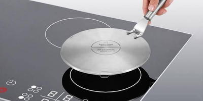 Adapter për induksion Tescoma GrandCHEF, 21cm, çelik inoks, argjendtë