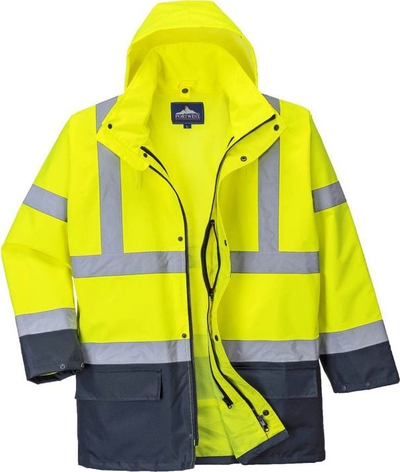 Xhaket pune Unimet HI VIS S766YNR 5in1, e trashë, që s’e kap uji, e verdhë