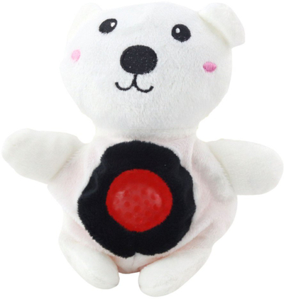 Lodër pellushi squishy me rruaza uji, 20cm, shumëngjyrëshe