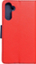 Këllëf libri Fancy për Samsung Galaxy A34, lëkurë eko, me magnet, i kuq me navy blue