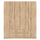 Dollap garderobe AZALEA HM353.02, 4 dyer 2 sirtarë, 200x56x180 cm, sonoma druri