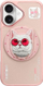 Калјак за телефон Nimmy Glasses Cool Cat, за iPhone 16 6.1", MagSafe, транспарентен