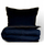 Set çarçafësh Satine Bedding Gold Line, 220x200 cm, 100% pambuk sateni, i zi
