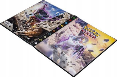 Album letra Pokemon Ultra Pro Paldea Evolved EV02, 80 letra, me xhepa transparentë, shumëngjyrësh