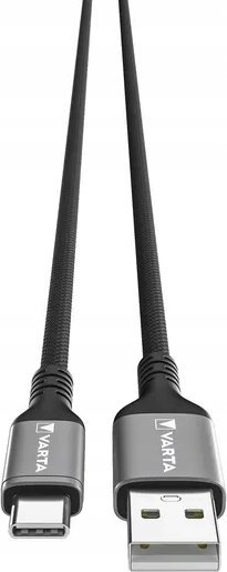 Kabllo karikimi Varta Cable 57935101111, USB A me USB C, 2m, e bardhë