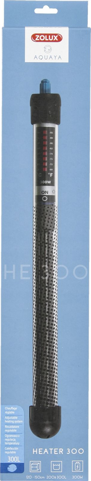 Ngrohës për akuarium Zolux AQUAYA Heater, 300W, për 200-300L, i zi