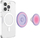 Mbajtëse telefoni PopSockets PopGrip MagSafe Aura, magnetik për iPhone, rozë vjollcë