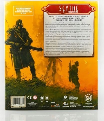 Zgjerim për lojën me letra Stonemaier Scythe The Rise of Fenris Phalanx, 8 episode, në shqip