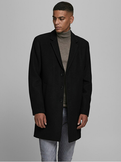 Pallto Jack & Jones JJEMOULDER 12171374, e zezë