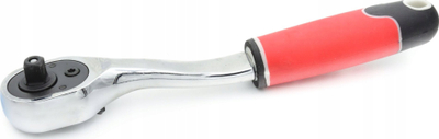Çelës ragë TVARDY 1/4", çelik chrome vanadium, dorezë ergonomike, i argjendtë