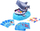 Loja interaktive Crazy Shark GR0323, me drita edhe muzikë, plastike, gri