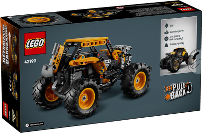 Set ndërtimi LEGO Monster Jam Digatron, pull back, shumëngjyrësh