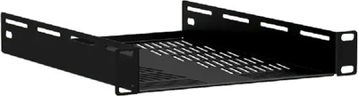 Rafte fikse për rack ISN ISN110, 10.5", 1U, e zezë