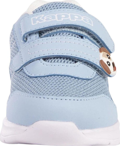 Atlete për kalamoj Kappa me shirit ngjitës, rrjetë që merr frymë, mbyllje me velcro, blu e çelët