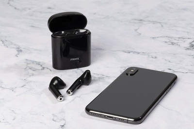 Kufje wireless Streetz TWS-0007, in-ear, Bluetooth, të zeza
