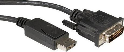 Kabllo video Roline DisplayPort në DVI D, 5 m, DisplayPort 1.1, e zezë