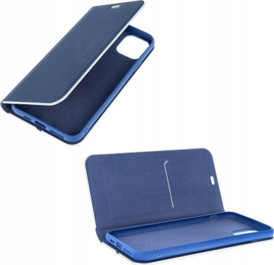 Mbulesë telefoni Vennus Book Carbon për Samsung Galaxy XCover 7, me magnet, blu