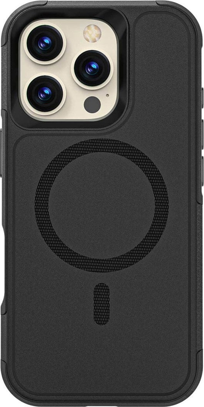 Mbulesë telefoni 4smarts Defend Case për iPhone 16 Pro Max, e fortë kundër goditjeve, e zezë