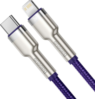 Kabllo Baseus USB-C - Lightning, vjollcë