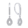 Set aksesorësh për femra Brilio Silver sBS1344 vathë + varëse