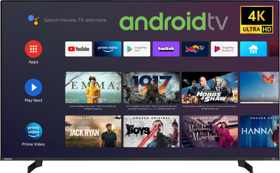 TV Toshiba 43UA5D63DGY, 43", 4K Ultra HD, Android TV, i zi