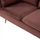 Sofa velvet Karen 152×84×95 cm (HM3136.22), rozë/ ari