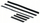 Set shirita furçe për mbrojtëse bluarëse betoni Bosch 2608620692 GBR 15 CAG, 7 copë, plastikë, të zinj