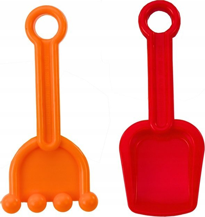 Set lodrash rëre me karrocë Sand Toys, 8 pjesë, blu