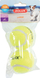 Top lodër për qen Zolux Sunset Ball Large, 5.8 cm, set 2 copë, e verdhë fluo