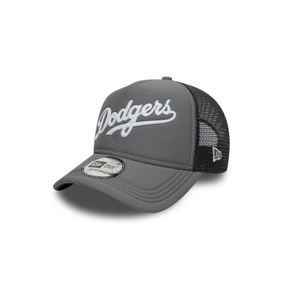 Kapele New Era 9FORTY A Frame Trucker LA Dodgers, rrjetë, gri e errët