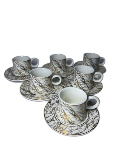 Filxhan porcelani për kafe 6copë. UNIMIKS