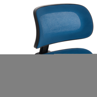 Karrige zyre BLAZER HM1205.03, mesh, me mbështetëse koke, blu
