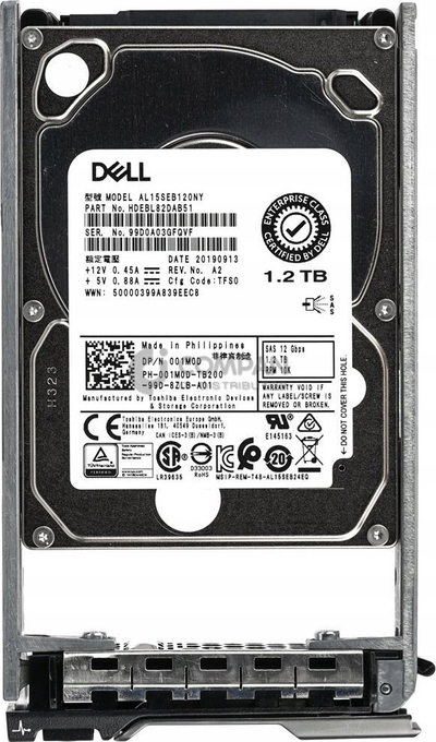 Disk për server Dell, 1.2TB, 2.5'', 6GB/s
