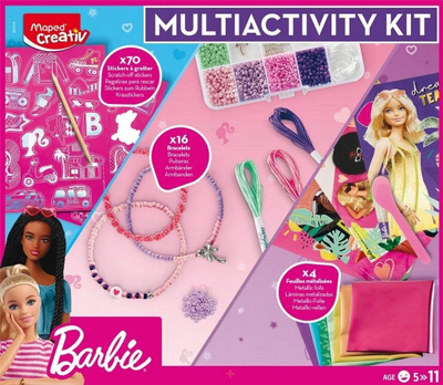 Set kreativ MAPED Barbie Multiactivity Kit, aksesorë krijues, për fëmijë