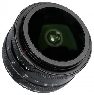 Objektiv AstrHori MF 6.5mm f/2 APS-C Circular Fisheye, për Fujifilm X, i zi
