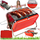 Скара на јаглен DH Garden Grill Opal S Lux, мини, црвена