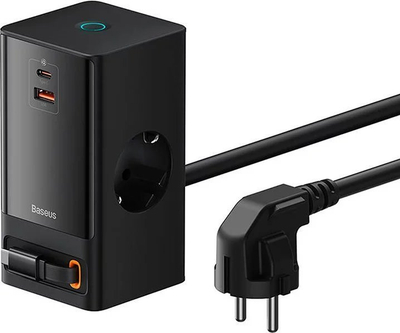 Karikues muri Baseus PowerCombo PSLR000301, 65W, 1x USB C 1x USB A, i bardhë