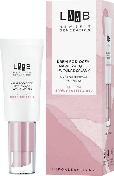 Krem për sy Laab Moisturizing Smoothing, hidratues, 15 ml