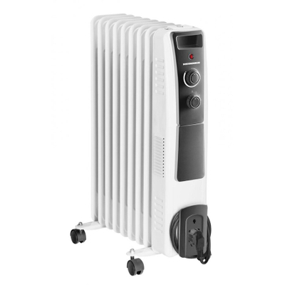 Radiator me vaj Heinner HOH-Y09WB, 9 elementë, 2500W, i bardhë