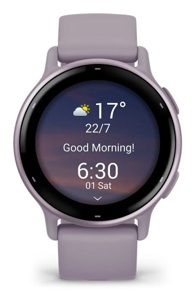 Ora inteligjente Garmin vívoactive 5, AMOLED, 5 ATM, ngjyrë vjollcë