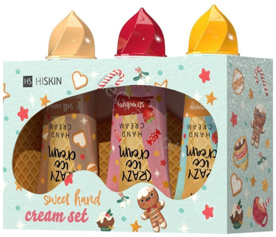 Set kremra për duar HISKIN SWEET HAND, 3 copë, 3x60ml