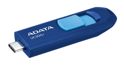 USB flash ADATA UC300, 256GB, USB 3.2 Gen1 Type C, blu